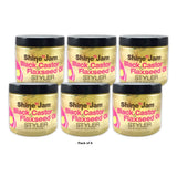 Ampro Shine-n-Jam Black Castor and Flaxseed Oil Styler 16 oz Gel 16oz (Pack of 6)