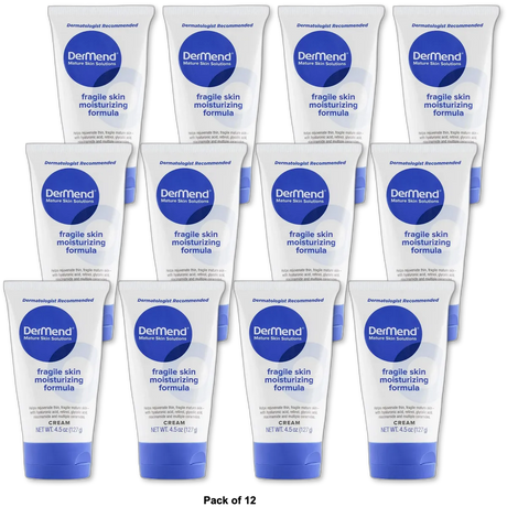 Dermend Fragile Skin Moisturizing Formula Cream 4.5Oz (Pack of 12)