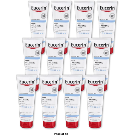 Eucerin Dry Skin Therapy Calming Creme 8Oz (Pack of 12)