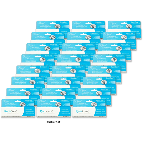 RectiCare Lidocaine 5 Percent Anorectal Cream 1.0Oz (Pack of 144)