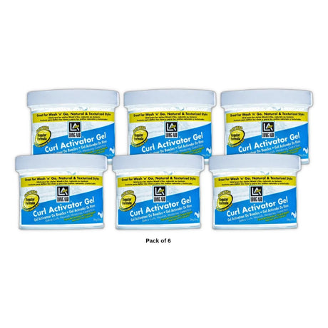 Long Aid Curl Activator Gel Regular 10.5oz 10oz (Pack of 6)