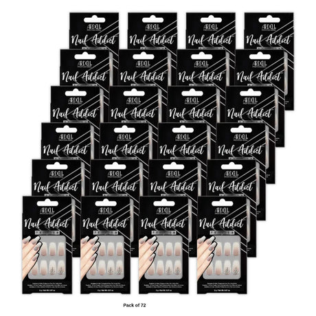 Ardell Nail Addict Premium Press on Nails Tan Ombre 0.07oz (Pack of 72)