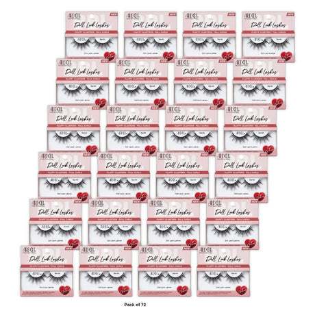 Ardell Doll Look Lashes Bambi Fluffy Clusters Full Curls 1 Ea 0.32oz (Pack of 72)
