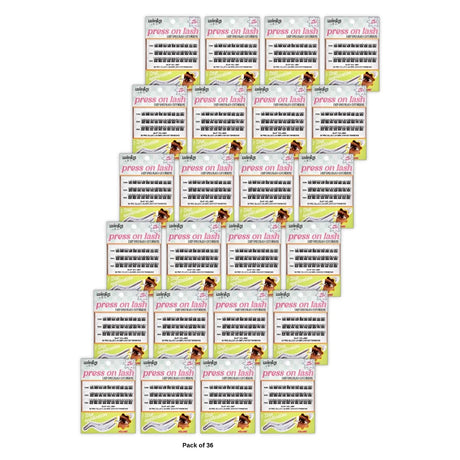 Winks Press On Pre-Glued Underlash Extensions Volume 30 pc with Applicator nan (Pack of 36)