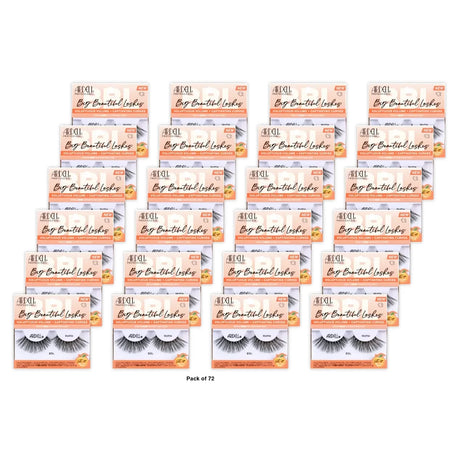 Ardell Big Beautiful Lashes Hottie Black False Eyelashes 1 Pair nan (Pack of 72)