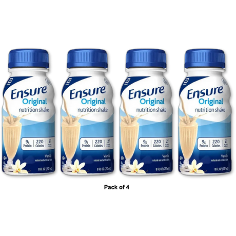 Ensure Complete Balanced Nutrition Drink Vanilla 8Oz (Pack of 4)