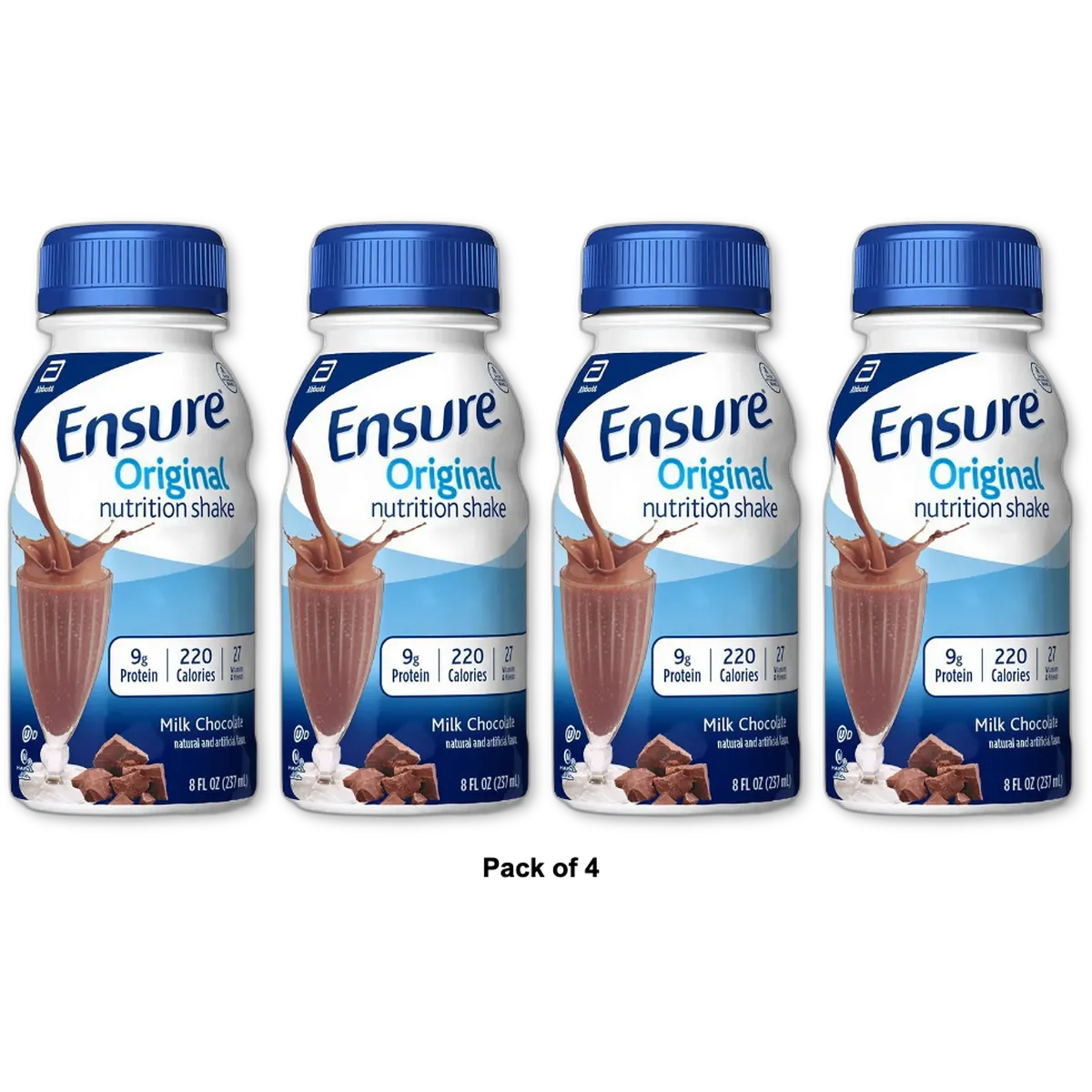 Ensure Nutritious Original Nutrition Creamy Milk Chocolate Shake 8Oz (Pack of 4)