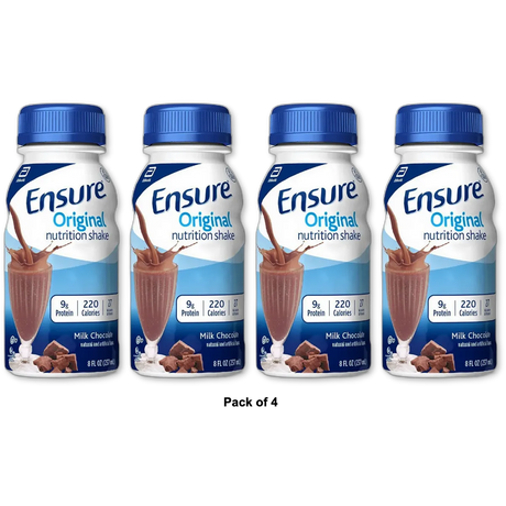 Ensure Nutritious Original Nutrition Creamy Milk Chocolate Shake 8Oz (Pack of 4)
