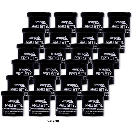 Ampro Pro-Styl Protein Hair Gel Super Hold 6Oz (Pack of 24)