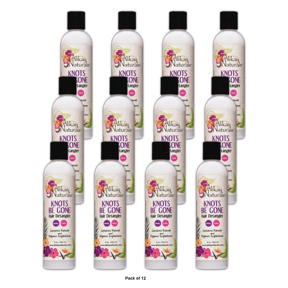 Alikay Knots Be Gone Detangler 8oz 8 Fl. Oz (Pack of 12)