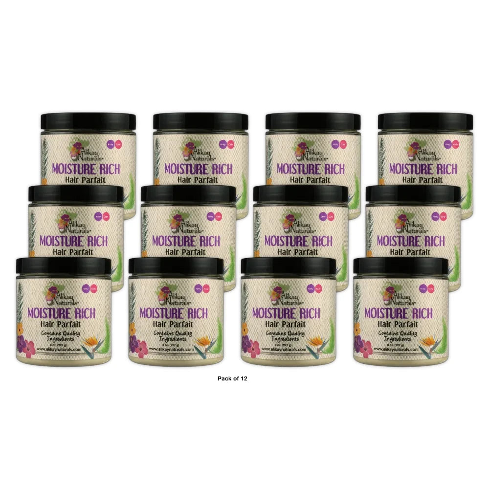 Alikay Naturals Moisture Rich Parfait 8oz All Hair Type 8 Oz (Pack of 12)