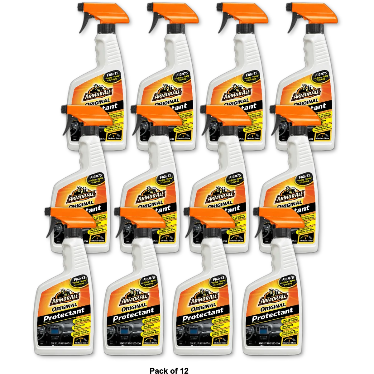 Armor All Improved Uv Protection Original Protectant With Trigger For Cars 16Oz (Pack of 12)