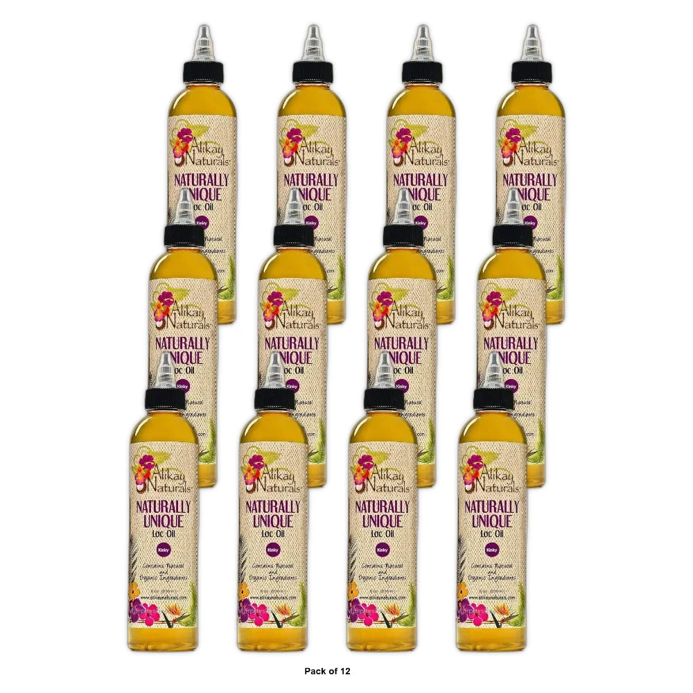 Alikay Naturals Naturally Unique Loc Oil 8 fl oz (237 ml) 8 Oz (Pack of 12)