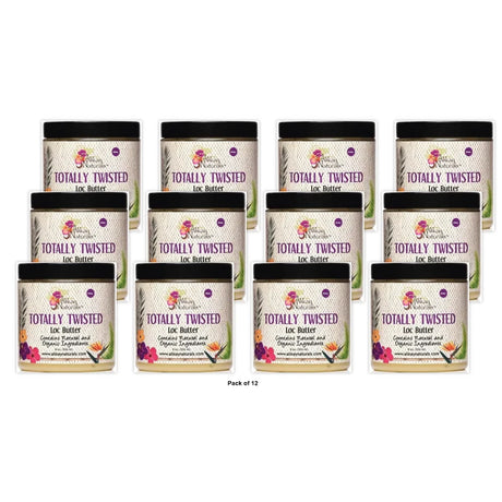 Alikay Naturals Twisted Loc Butter 8 Ounce 8 Oz (Pack of 12)