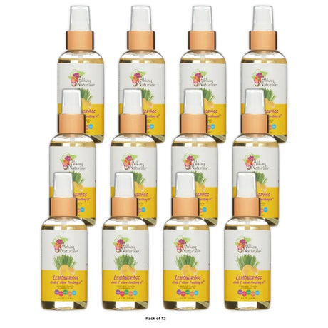 Alikay Naturals Lemongrass Sleek and Shine Finishing Hair Oil 4 fl oz 4 Fl. Oz (Pack of 12)