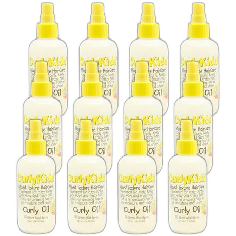 Curly Oil Sheen Mist Spray 4.6 fl oz (138 ml) CurlyKids 4.6 Fl. Oz (Pack of 6)