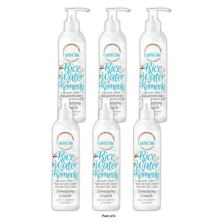 Curly Chic - Rice Water Remedy Stimulating Condish Leave-In Conditioner 8 Fl. Oz (Pack of 6)