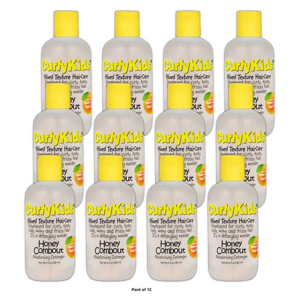 Curly Kids Honey Comb-Out Lotion 8 oz 6 Fl. Oz (Pack of 6)