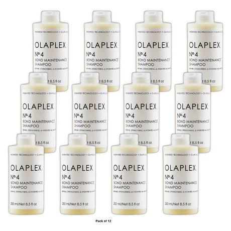 올라플렉스헤어 케어 세트: 4번 본드 유지 샴푸+N º.5 본드 유지 조건 2pcs 8.5 Fl. Oz (Pack of 12)