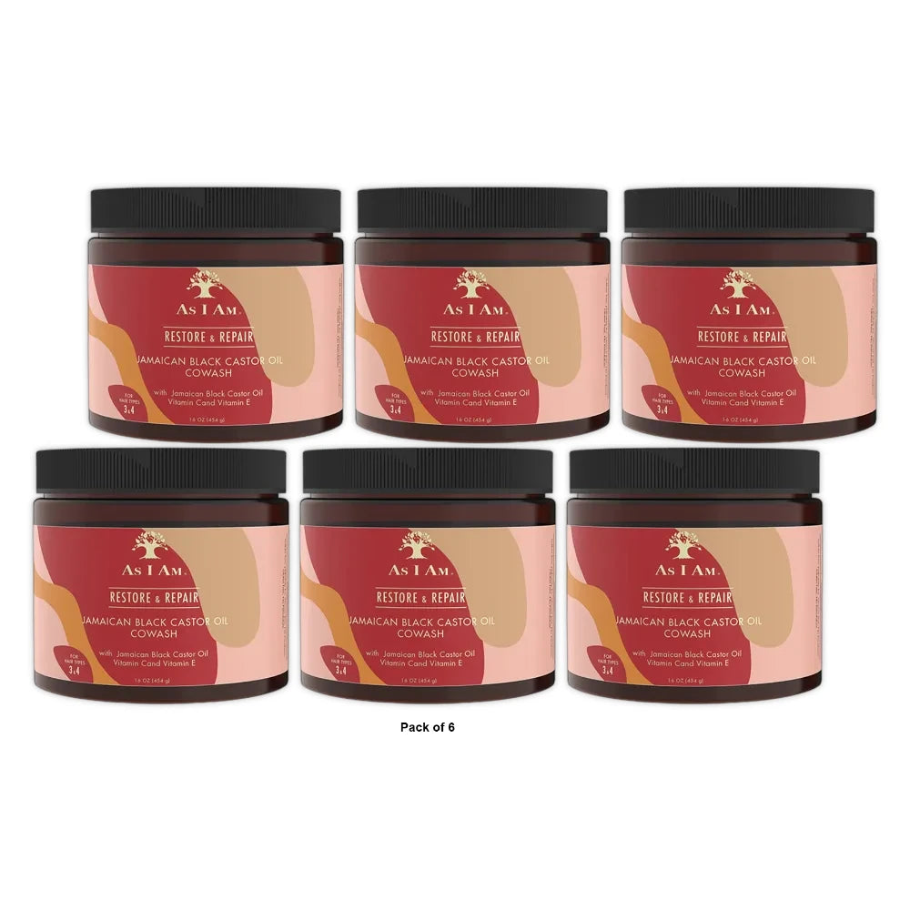 As I Am Jbco Cowash - Brand 16 Oz (Pack of 6)