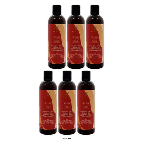 AS I AM Restore & Repair Jamaican Black Castor Oil Conditioner 12 Oz. 12 Oz (Pack of 6)