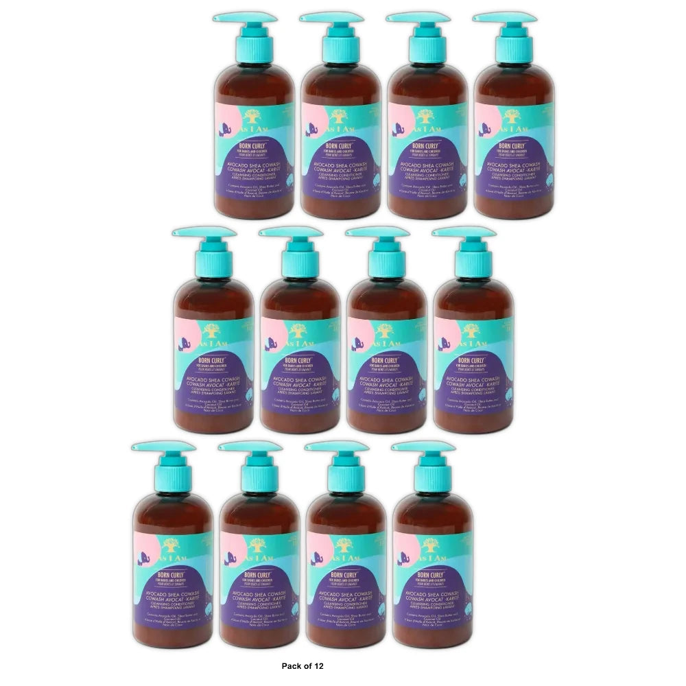 As I Am Born Curly Avocado Shea Cowash 8oz 8 Oz (Pack of 6)