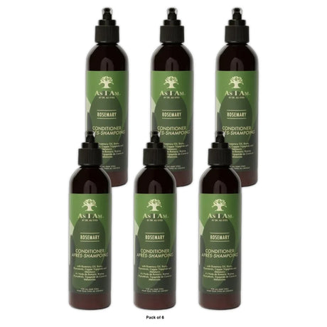 AS I AM ROSEMARY Conditioner ( 8oz / 237ml ) 8 Fl. Oz (Pack of 6)