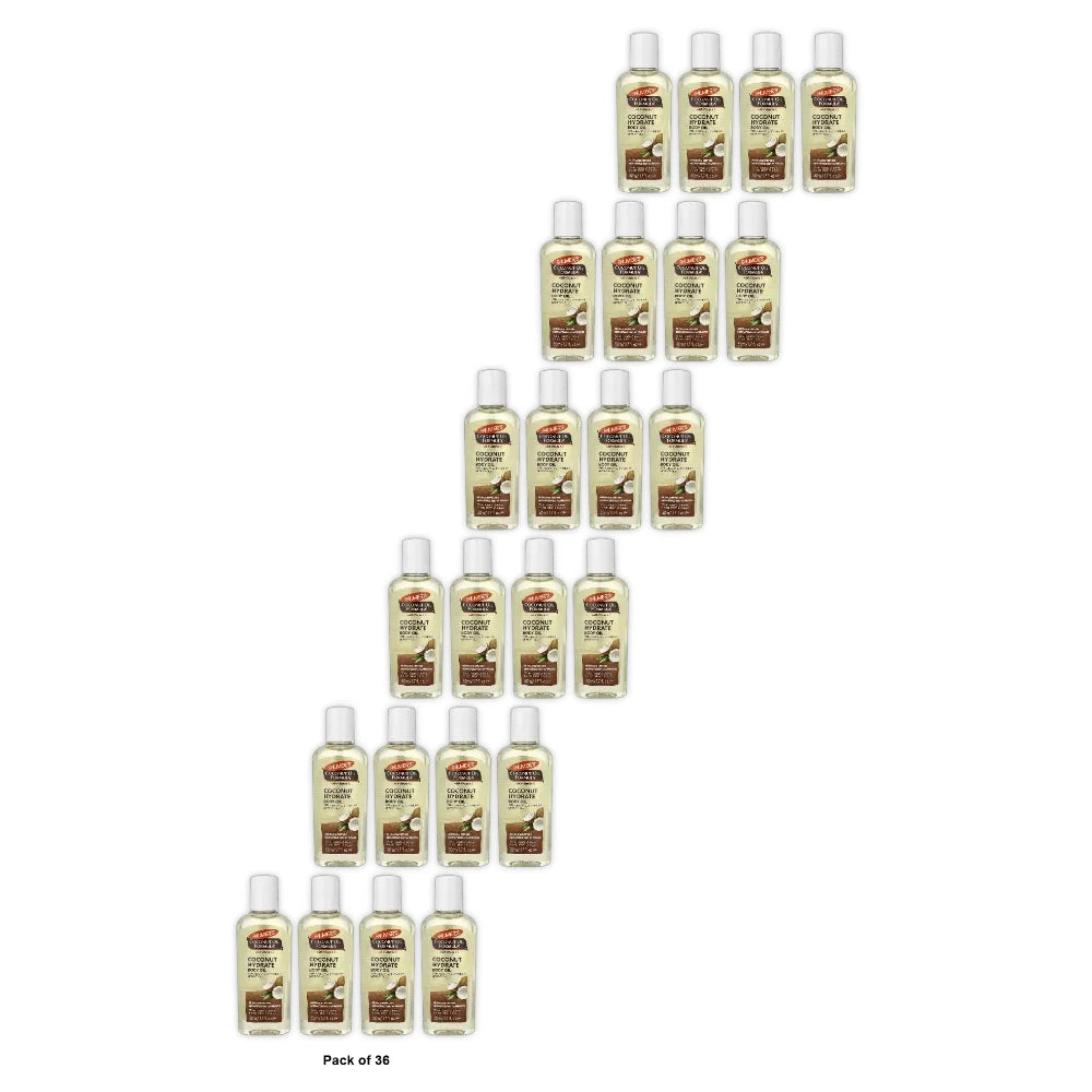 Palmer s Coconut Oil Formula® with Vitamin E Coconut Hydrate Body Oil 1.7 fl o 1.7 Fl. Oz (Pack of 36)