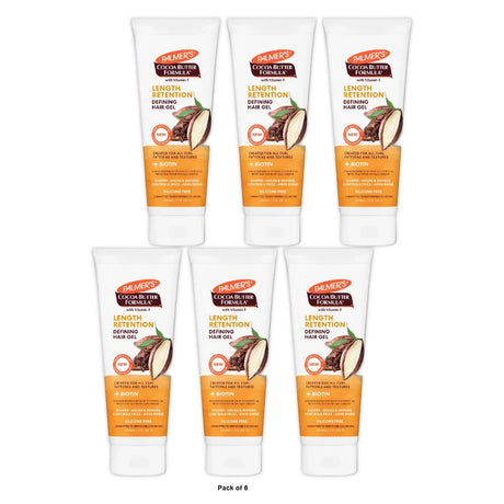 Palmer s Cocoa Butter Formula Length Retention Defining Hair Gel 7 fl. oz. 7 Fl. Oz (Pack of 6)