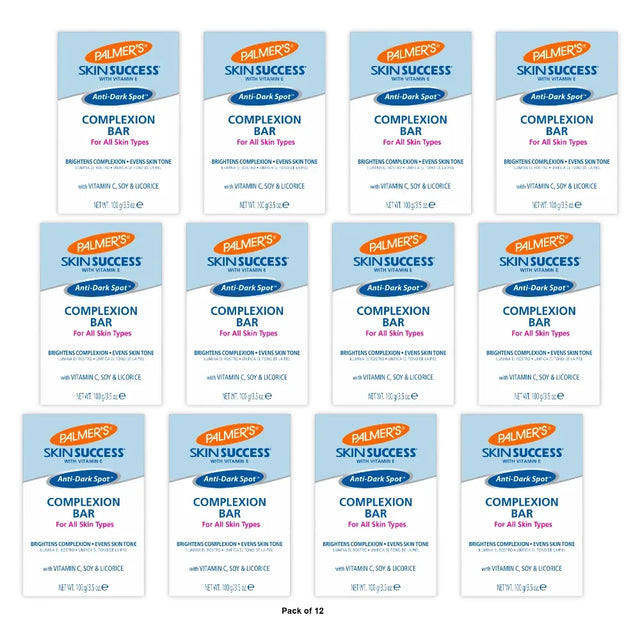 Palmer s Skin Success Anti-Dark Spot Complexion Bar For All Skin Types 3.5 OZ 3.5 Oz (Pack of 12)