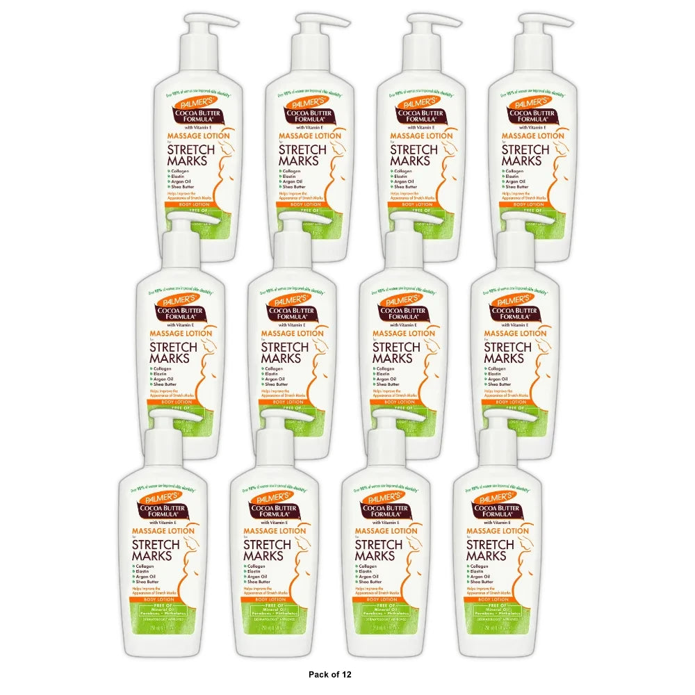 Palmer s Cocoa Butter Formula For Stretch Marks Lotion 8.5 fl oz 8.5 Fl. Oz (Pack of 12)