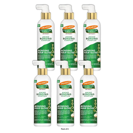 Palmer s Coconut Oil Formula Bonding Hair Gloss 4.0 fl. oz. 4 Fl. Oz (Pack of 6)