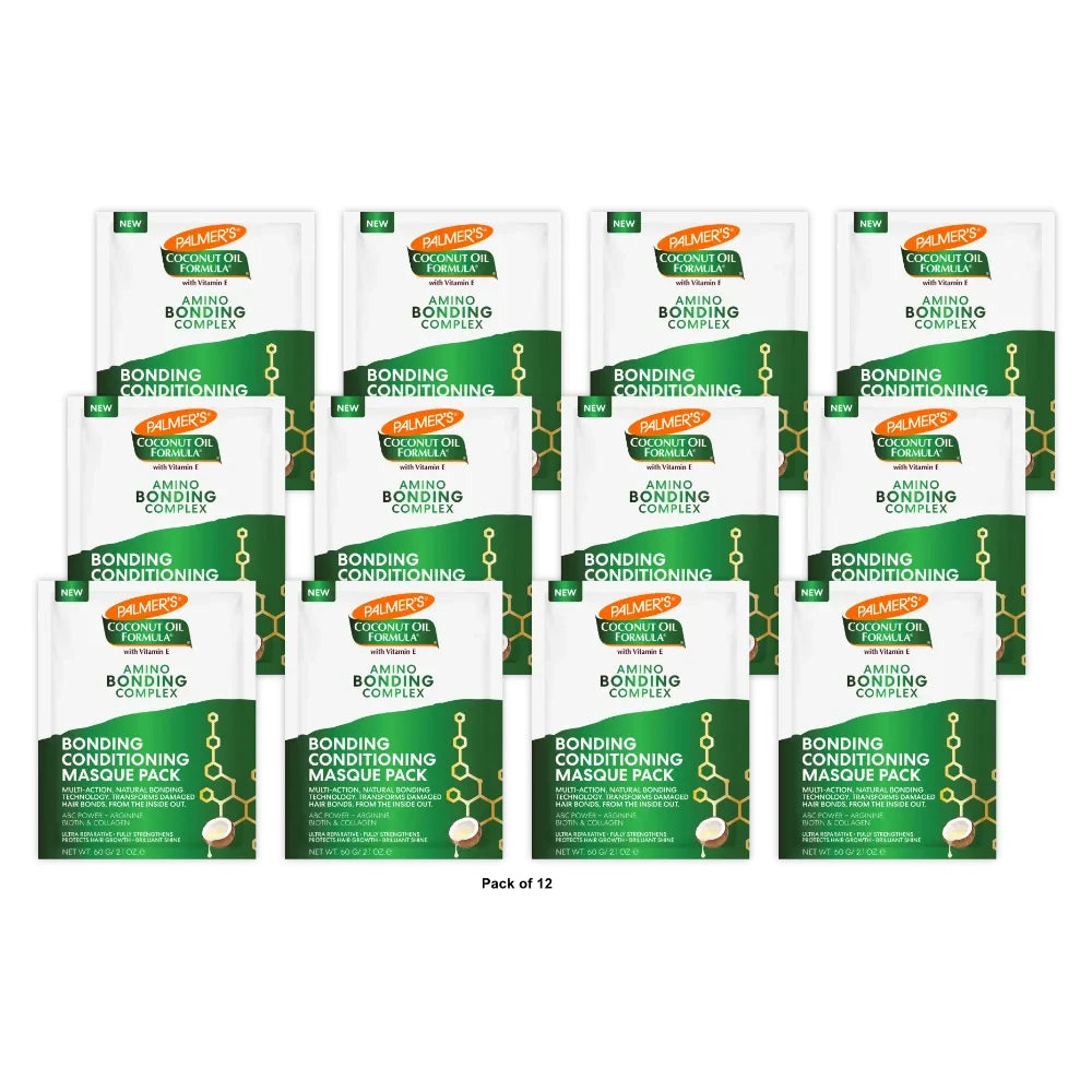 Palmer's Coconut Oil Formula Amino Bonding Complex Bonding Conditioning Masque P 2.1 Oz (Pack of 12)