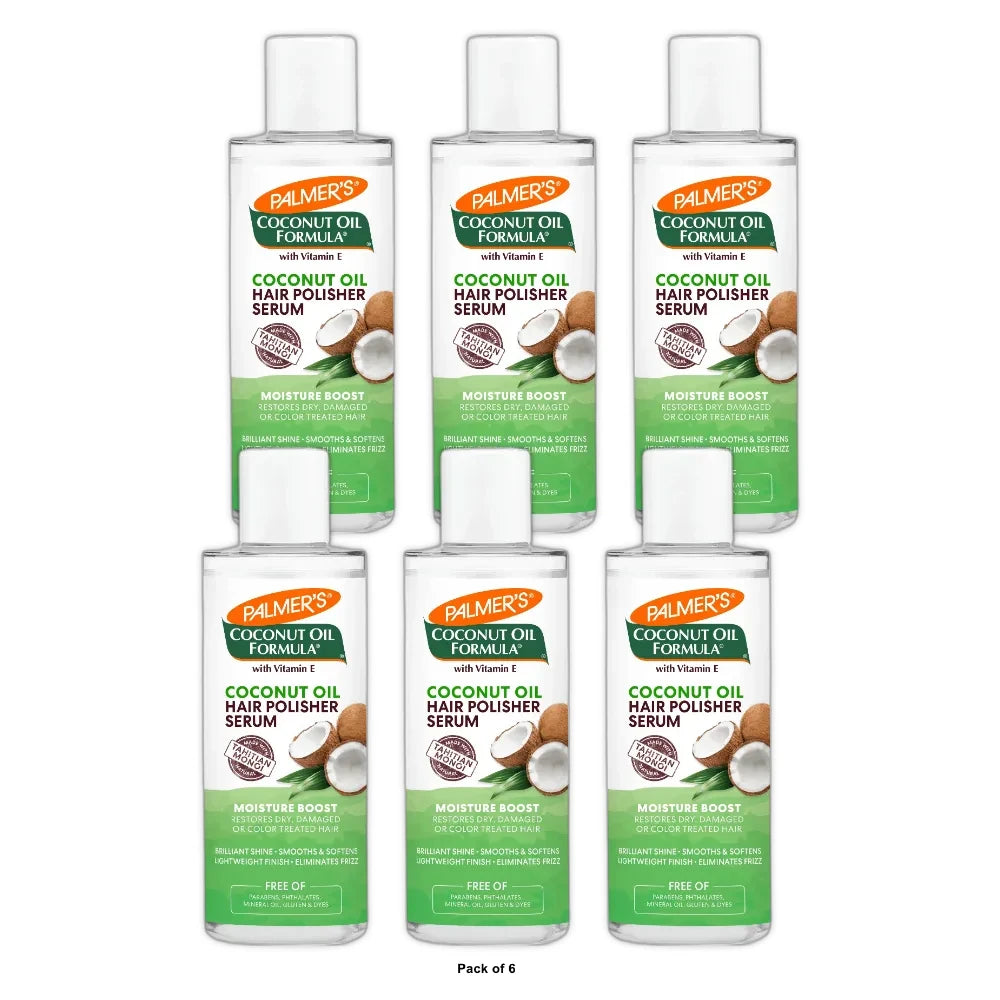 Palmer's Coconut Oil Formula Hair Polisher 6 Oz (Pack of 6)