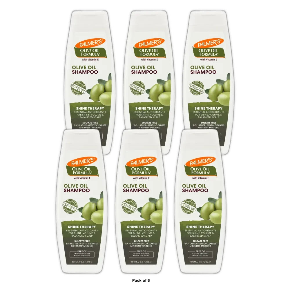 Palmer s Olive Oil Formula Shine Therapy Shampoo 13.5 oz. 13.5 Fl. Oz (Pack of 6)