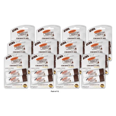 Palmer s Coconut Oil Formula SPF 15 Lip Balm Twin Pack .30 oz. 0.3 Oz (Pack of 12)