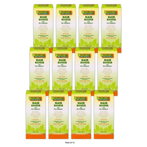 Organic Hair Energizer - Hair Booster with Pro Vitamin-B5 All Hair Type Moistu 2 Fl. Oz (Pack of 12)