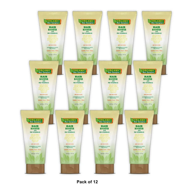 Organic Hair Energizer Hair Growth Booster 6 oz 6 Fl. Oz (Pack of 12)