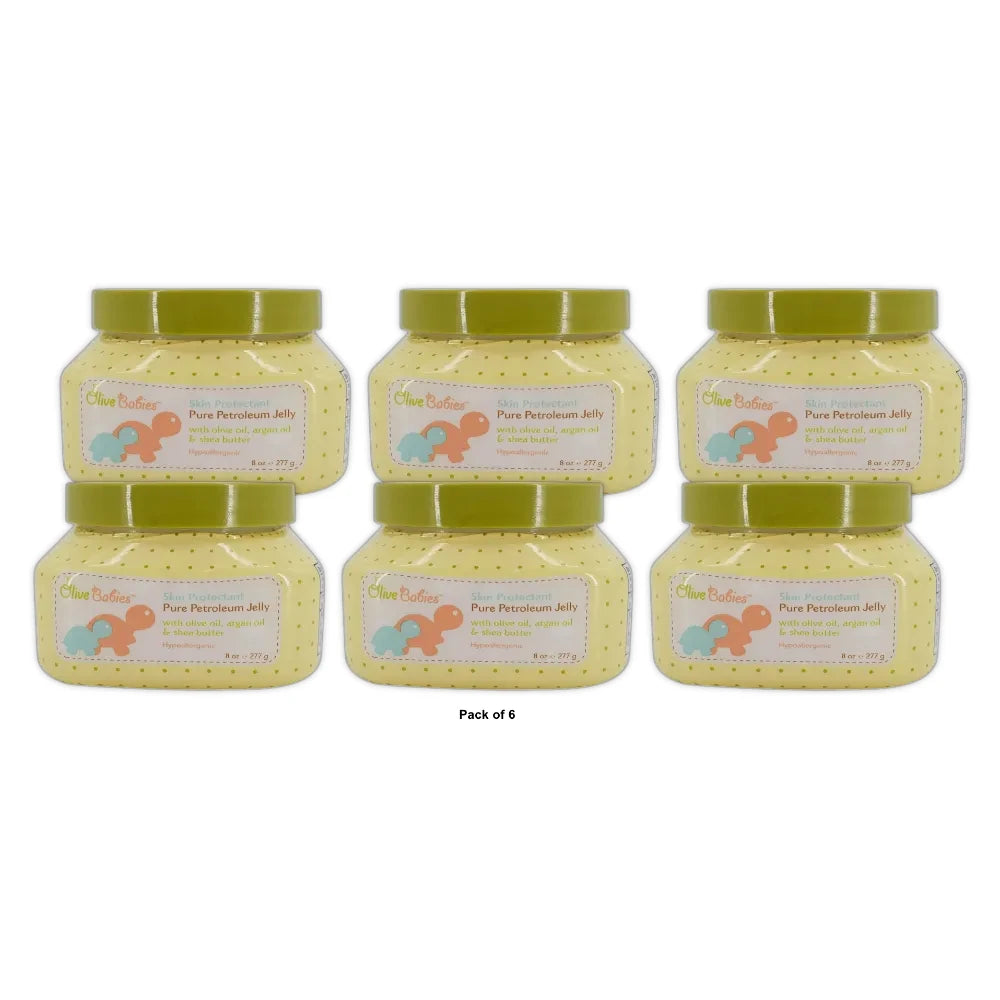 Olive Babies Skin Protectant Petroleum Jelly 8 Ounce 7 Oz (Pack of 6)