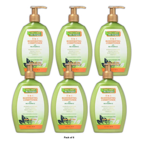 Organic Hair Energizer 5-In-1 Rejuvenating Conditioner 13oz 13 Oz (Pack of 6)
