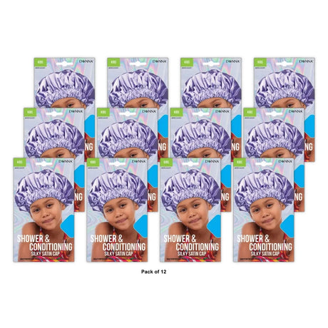 Donna Kids Shower Conditioning Satin Cap nan (Pack of 48)