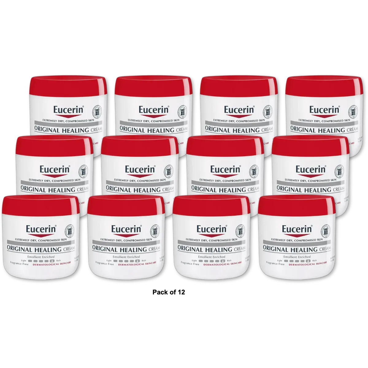 Eucerin Original Moisturizing Creme 16Oz (Pack of 12)