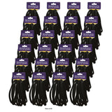 Donna Black Seamless Large Ponytail Holders 8 Each nan (Pack of 48)