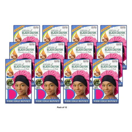 Donna Wide Edge Satin Bonnet #22627 nan (Pack of 48)