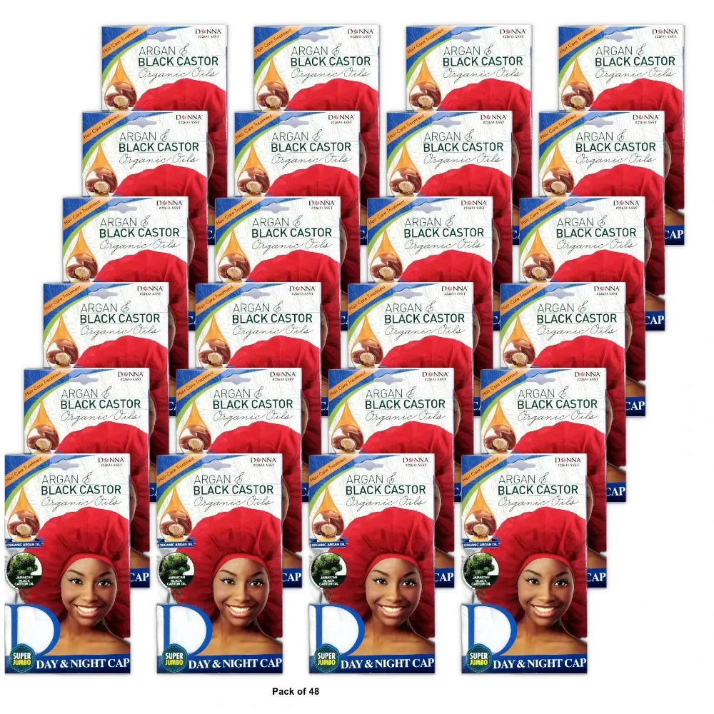 Donna Argan And Black Castor Organic Oils Day And Night Cap Packaging May Vary nan (Pack of 48)