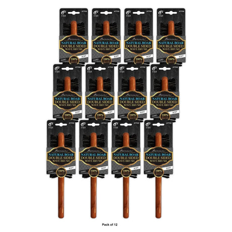 Titan Double Sided Wave Brush nan (Pack of 12)