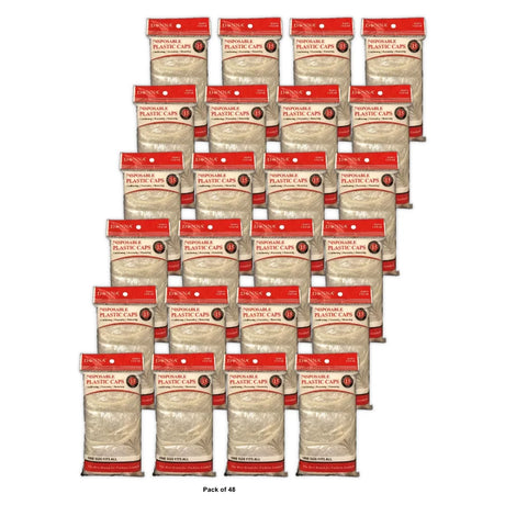 Donna Collection Disposable Plastic Cap 15 Count nan (Pack of 48)