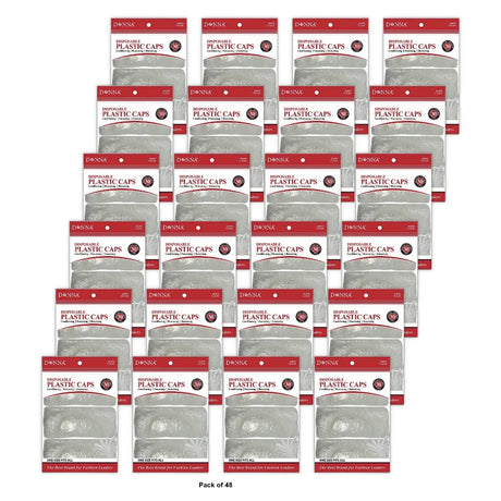 Donna Collection Disposable Clear Shower Cap 30 Count nan (Pack of 48)