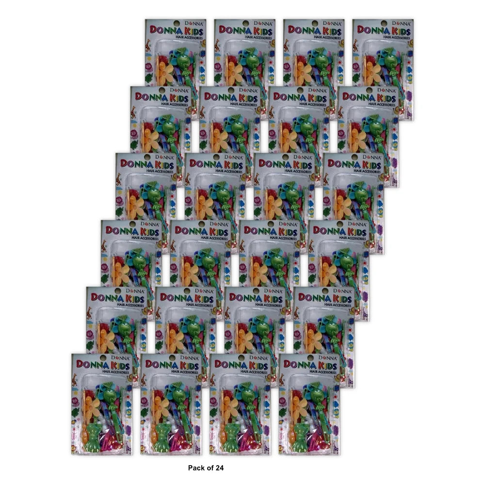 Donna Collection Kids Barrettes 18 Count nan (Pack of 24)