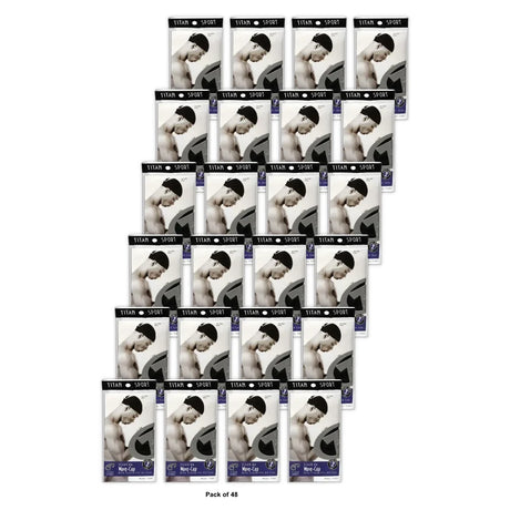 Titan Premium Collection #652 Black Stocking Wave Cap 2 count nan (Pack of 48)